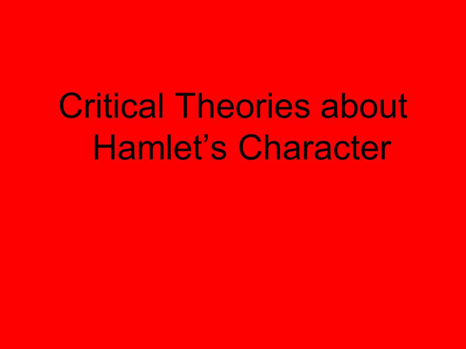 Essay on Hamlet : Analyze Hamlet’s “antic disposition.”